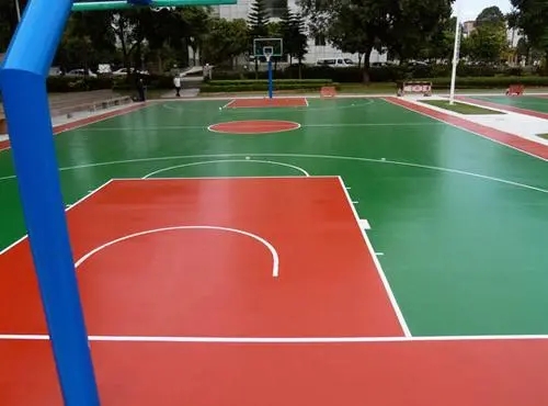 延安球场地面翻新,裂缝修重要性